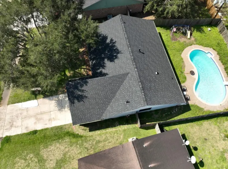 houston roofing before and after